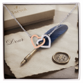 Interlocked Hearts — Eternal Bond Necklace
