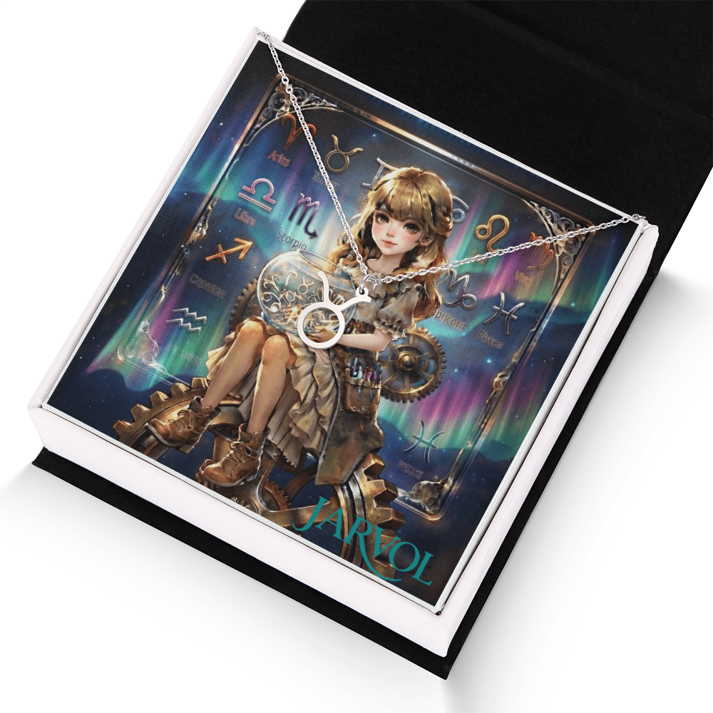 Steampunk Zodiac Star Sign Necklace