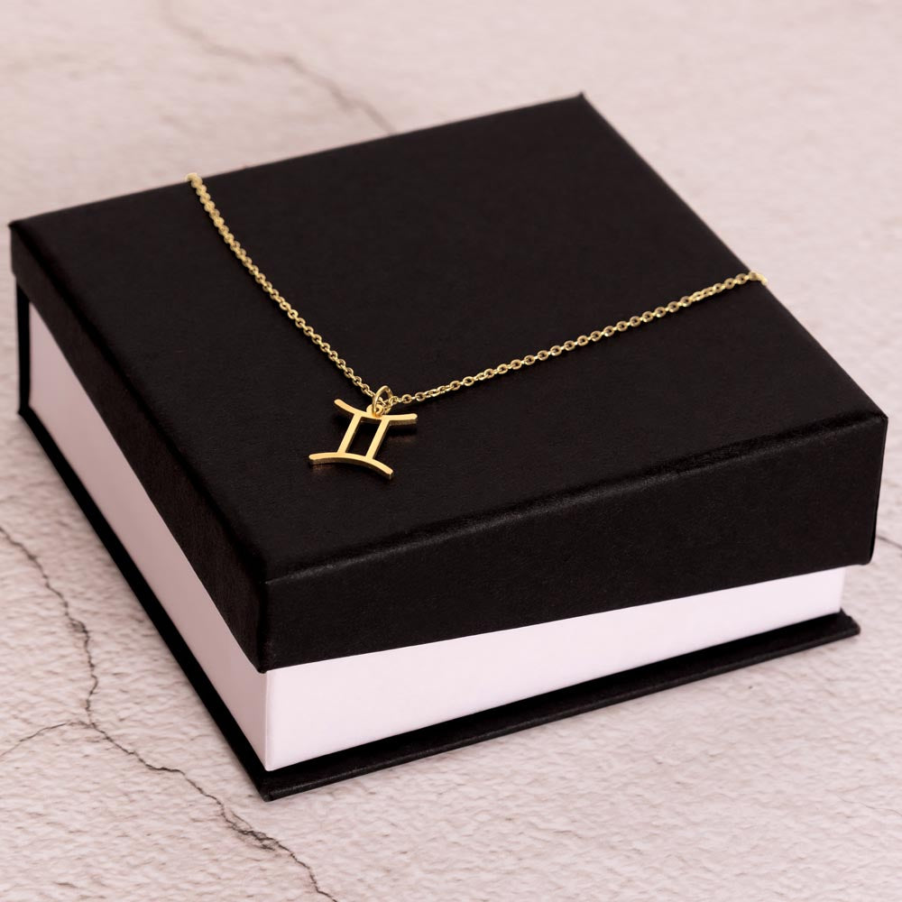 Steampunk Zodiac Star Sign Necklace