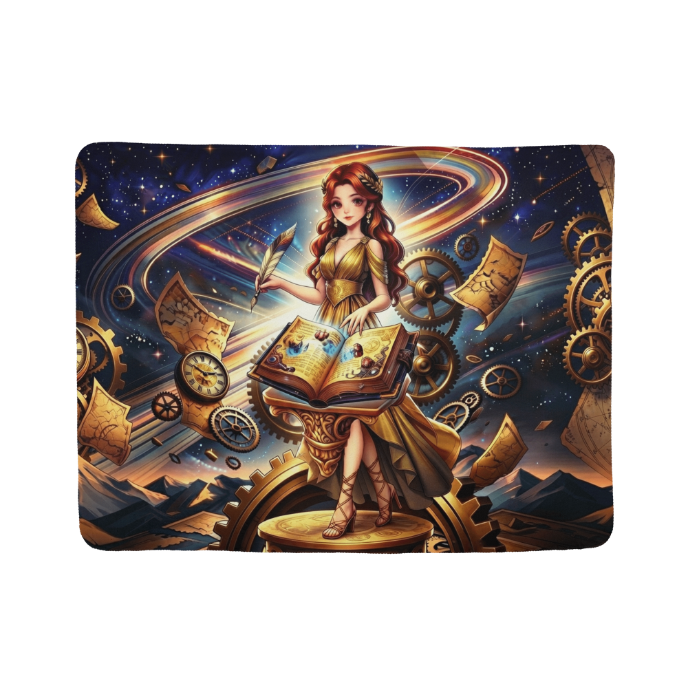 Celestial Goddess Sherpa Fleece Blanket