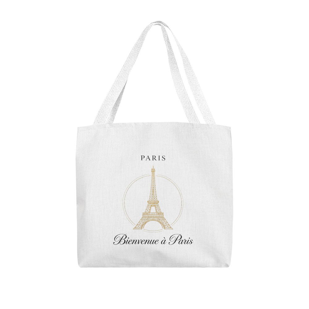 Paris Classic Tote Bag — Bienvenue à Paris