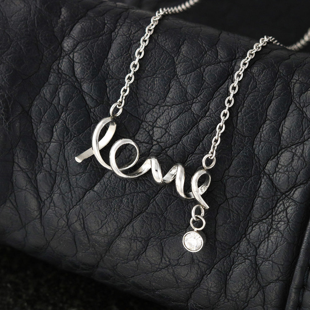 Jarvol | Scripted "LOVE" Necklace - Elegant Cursive Pendant Gift